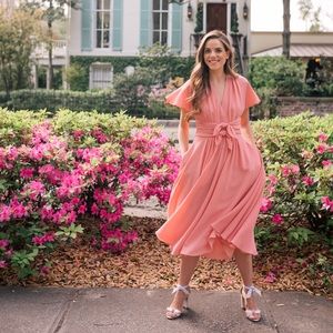 Gal Meets Glam Jane Midi in Cherry Blossom